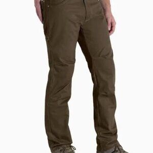 KUHL Rydr Dark Khaki Pants 32W 32L EUC!